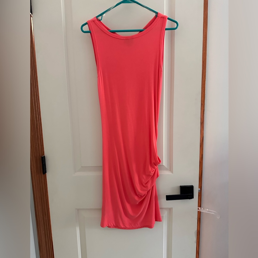 Sleeveless Coral Dress